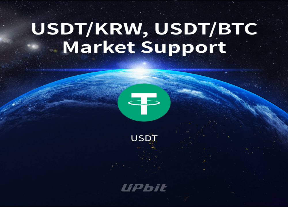 업비트 USDT 입출금 개요